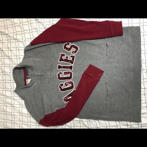 AGGIES PINK BY VICTORIA SECRET SWEATSHIRT PULLOVER